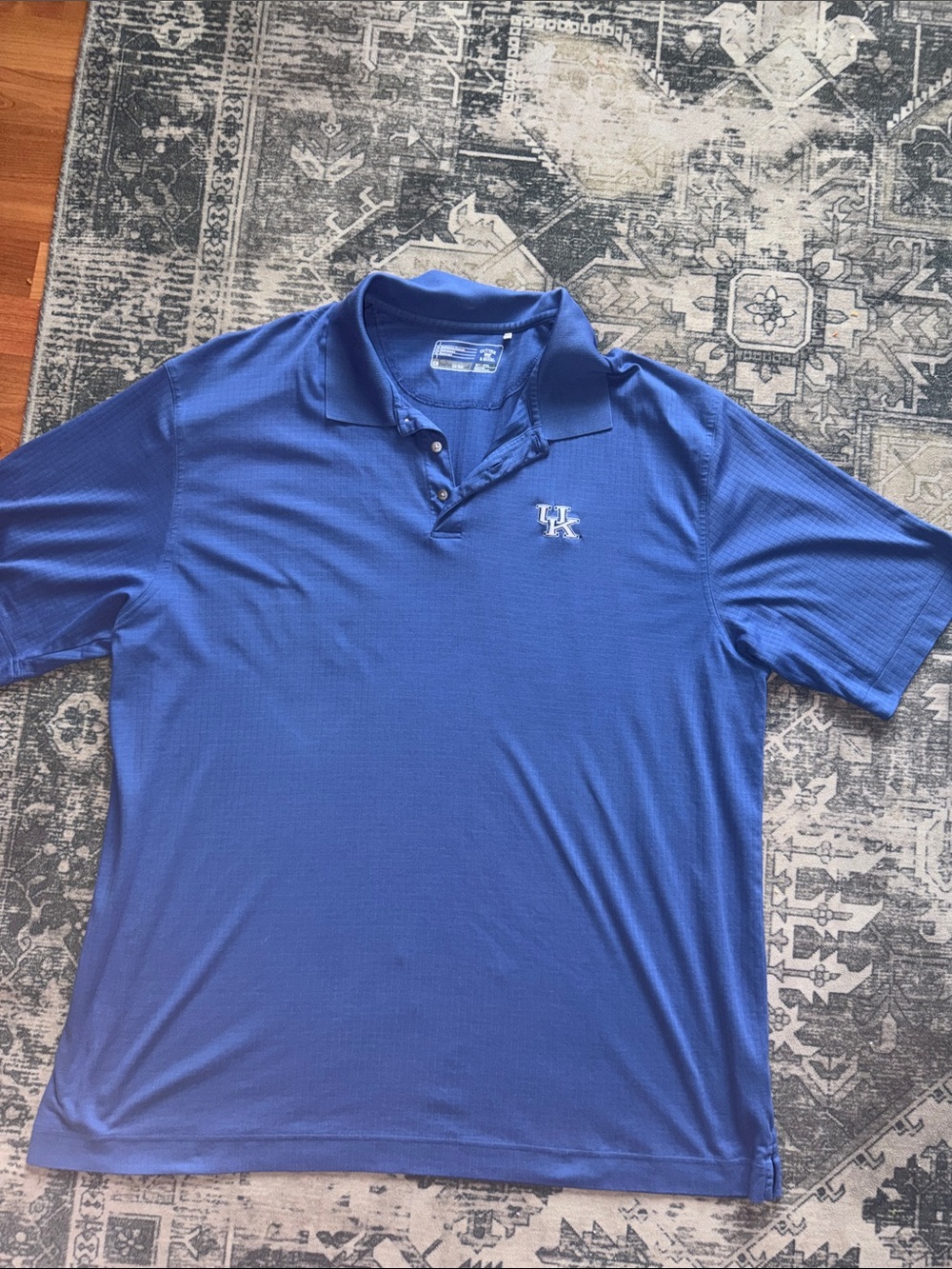Cutter & Buck Royal Blue Polo with Embroidered UK Logo size 3X